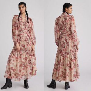 Anthropologie Let Me Be Floral Maxi Dress Size XS NWT